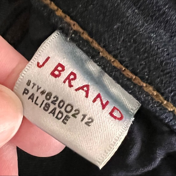 J Brand Palisade Super Skinny Jeans Jeggings Dark Blue Size 26 - Picture 9 of 10
